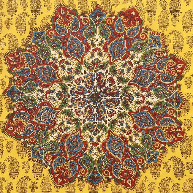 سفره قلمکار اعلا 100*100 کد 02 — تصویر ۲