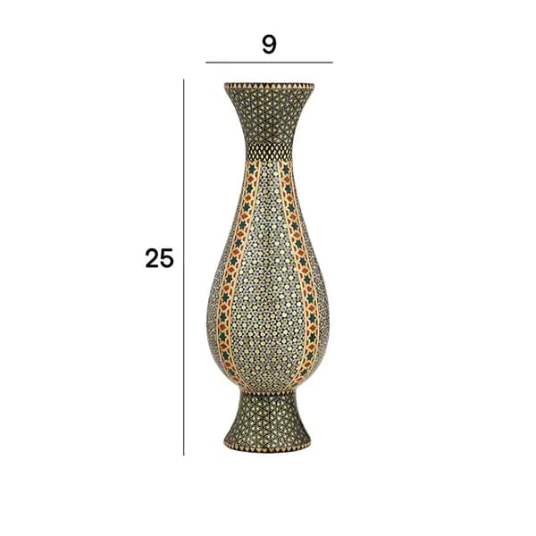 گلدان 25 چوبی خاتم 0024 — تصویر ۳