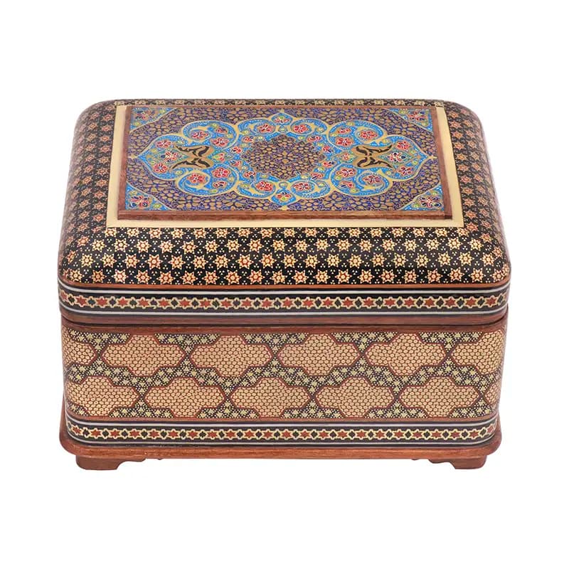 جعبه جواهرات 13*17 خاتم نقاشی 2129