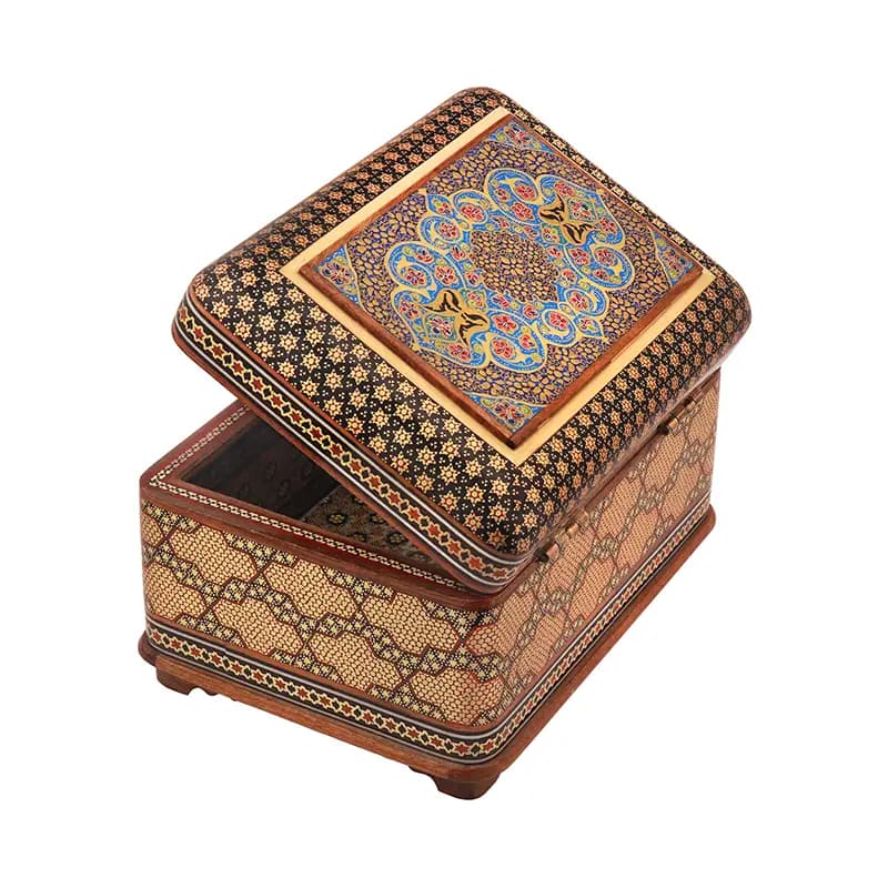 جعبه جواهرات 13*17 خاتم نقاشی 2129 — تصویر ۴