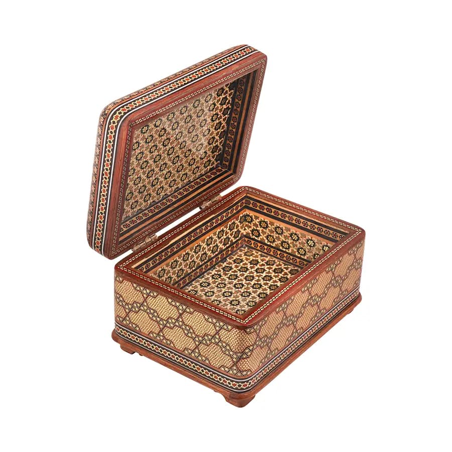 جعبه جواهرات 13*17 خاتم نقاشی 2129 — تصویر ۲