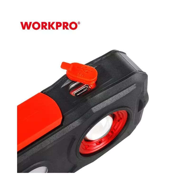 چراغ قوه شارژی پاور بانک دار ورک پرو مدل WP352002 — تصویر ۳