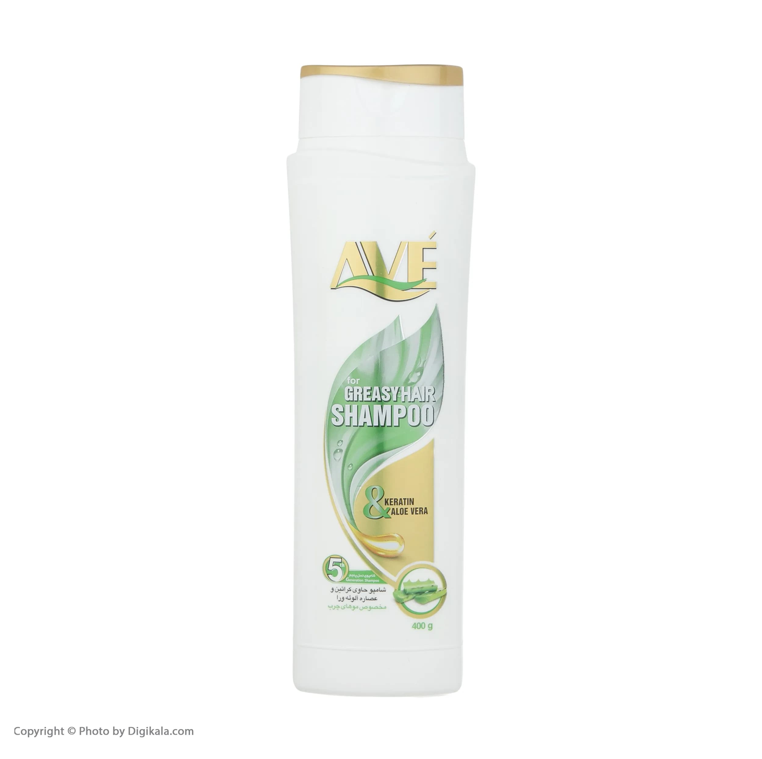 شامپو مو اوه مدل Aloevera حجم 400 میلی لیتر — تصویر ۴