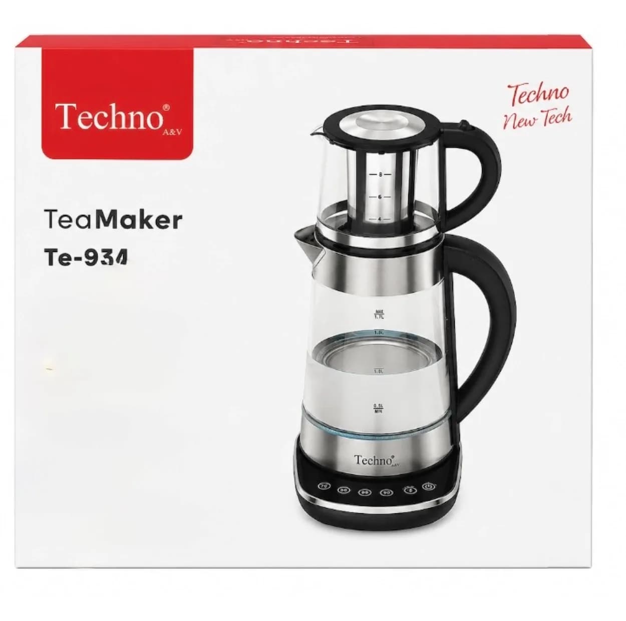 چای ساز روی هم تکنو مدل TE-934 — تصویر ۲