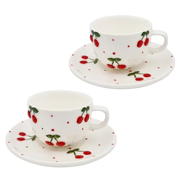 سرویس قهوه خوری 4 پارچه دو نفره مدل زرین کد 2435P4xalb