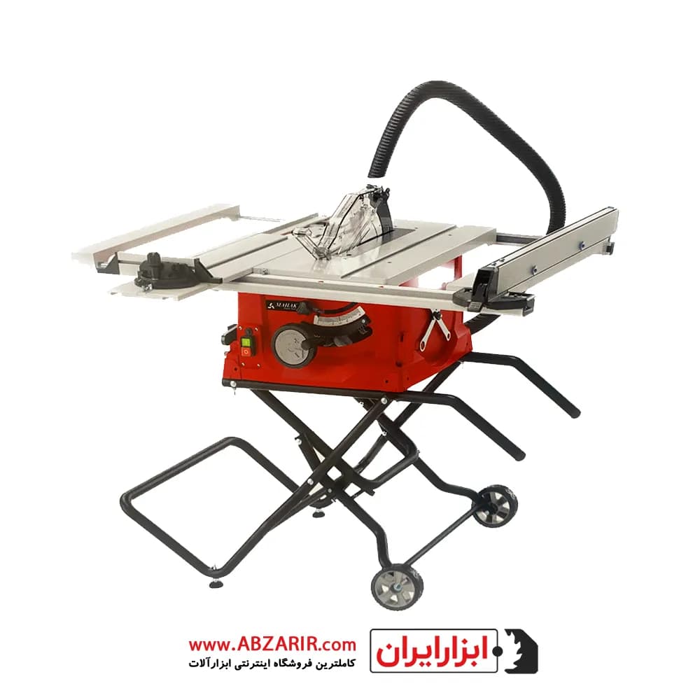 اره میزی 250 میلیمتر صنعتی پایه دار محک مدل TS-250M