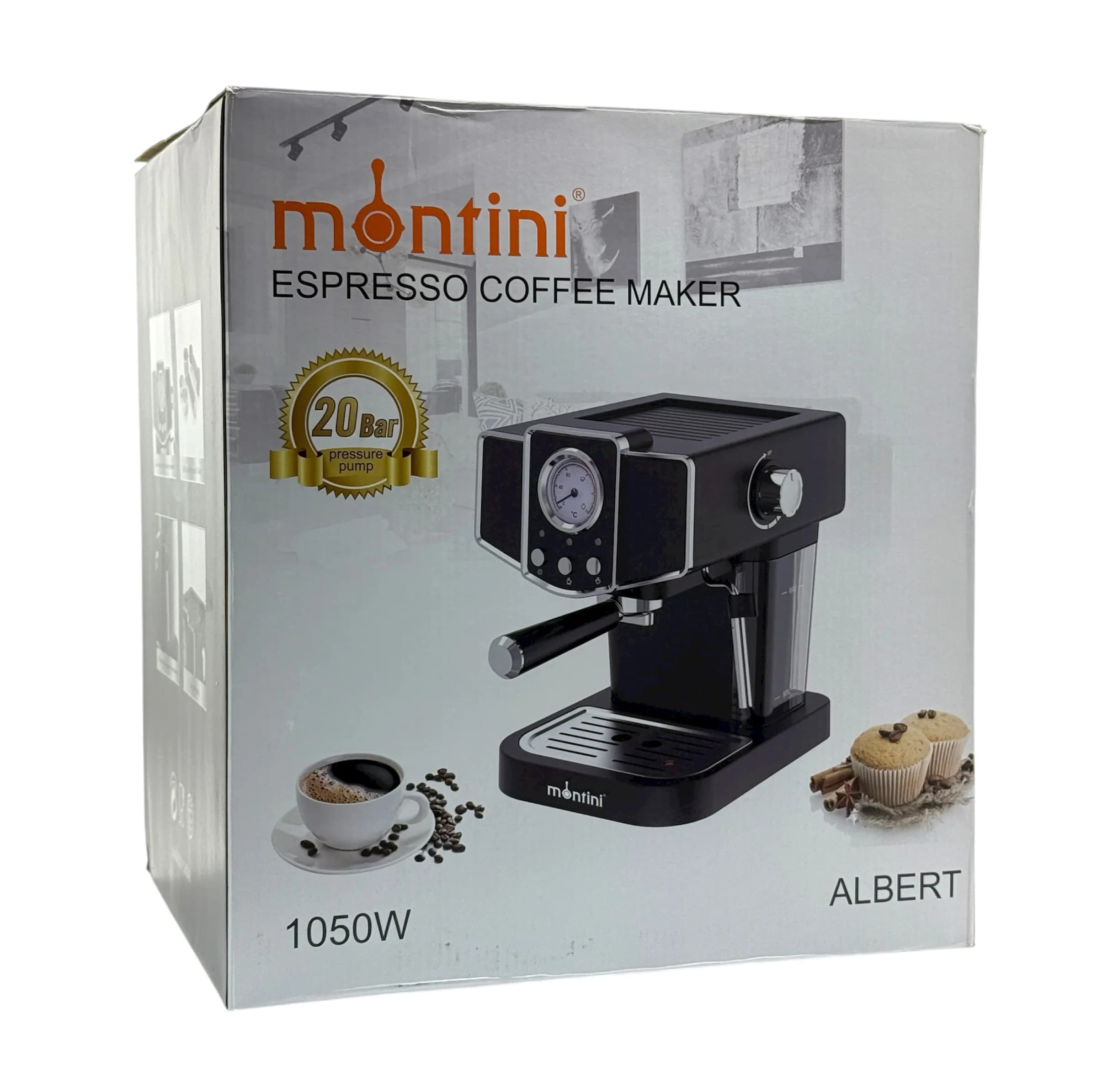اسپرسو ساز ۱۲۰۰ میلی‌لیتر مونتینی مدل ALBERT — تصویر ۷