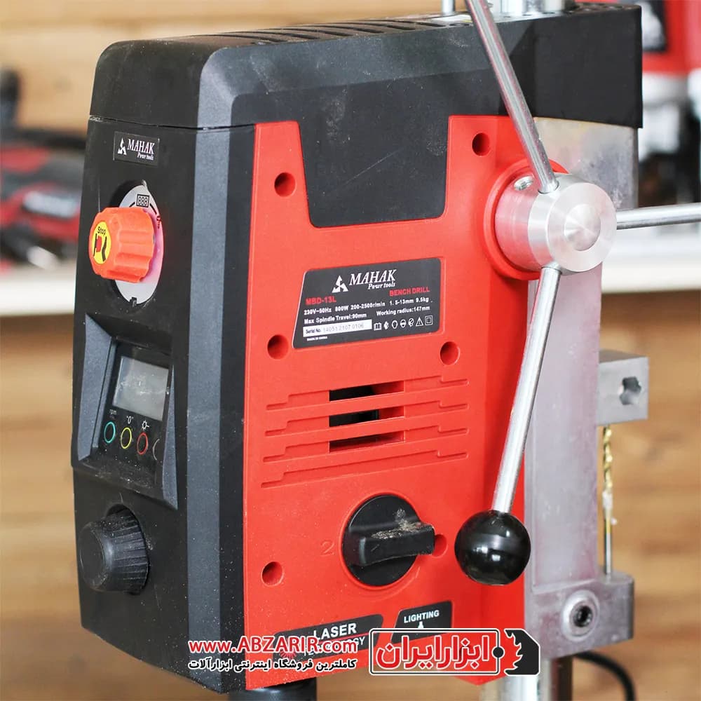 دریل ستونی 13 میلیمتر دیجیتال محک مدل MBD-13 L — تصویر ۳