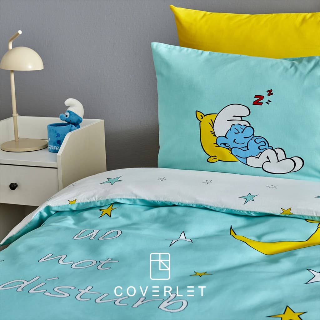 روتختی پسرانه طرح اسمورف کاوری مدل Smurfs Sleepy — تصویر ۲