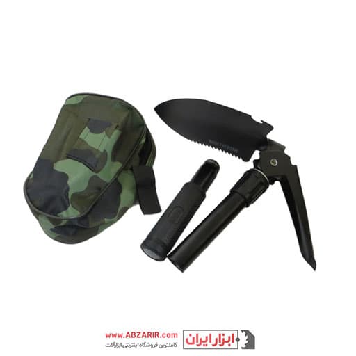 بیلچه ارتشی و کمپینگ تاشو چندکاره — تصویر ۳