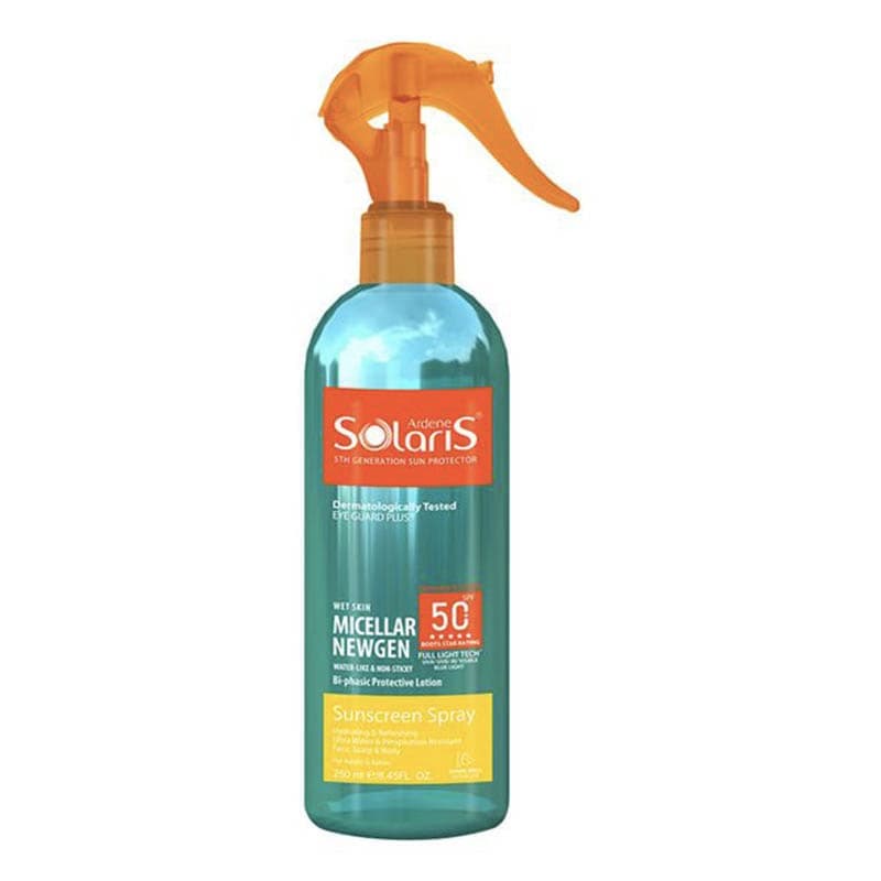 اسپری ضد آفتاب میسلار نیوژن +SPF50 آردن سولاریس-250 میل