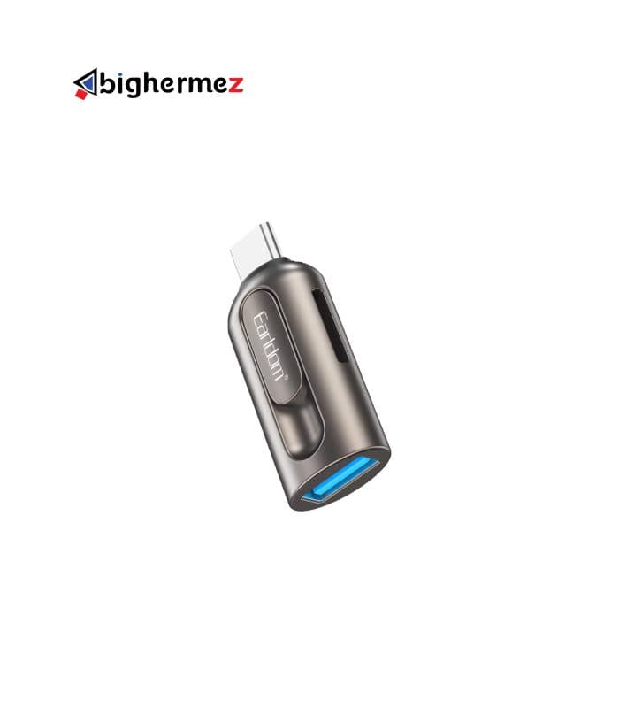 مبدل OTG و کارت ریدر ارلدام مدل ET-OT98C تایپ سی