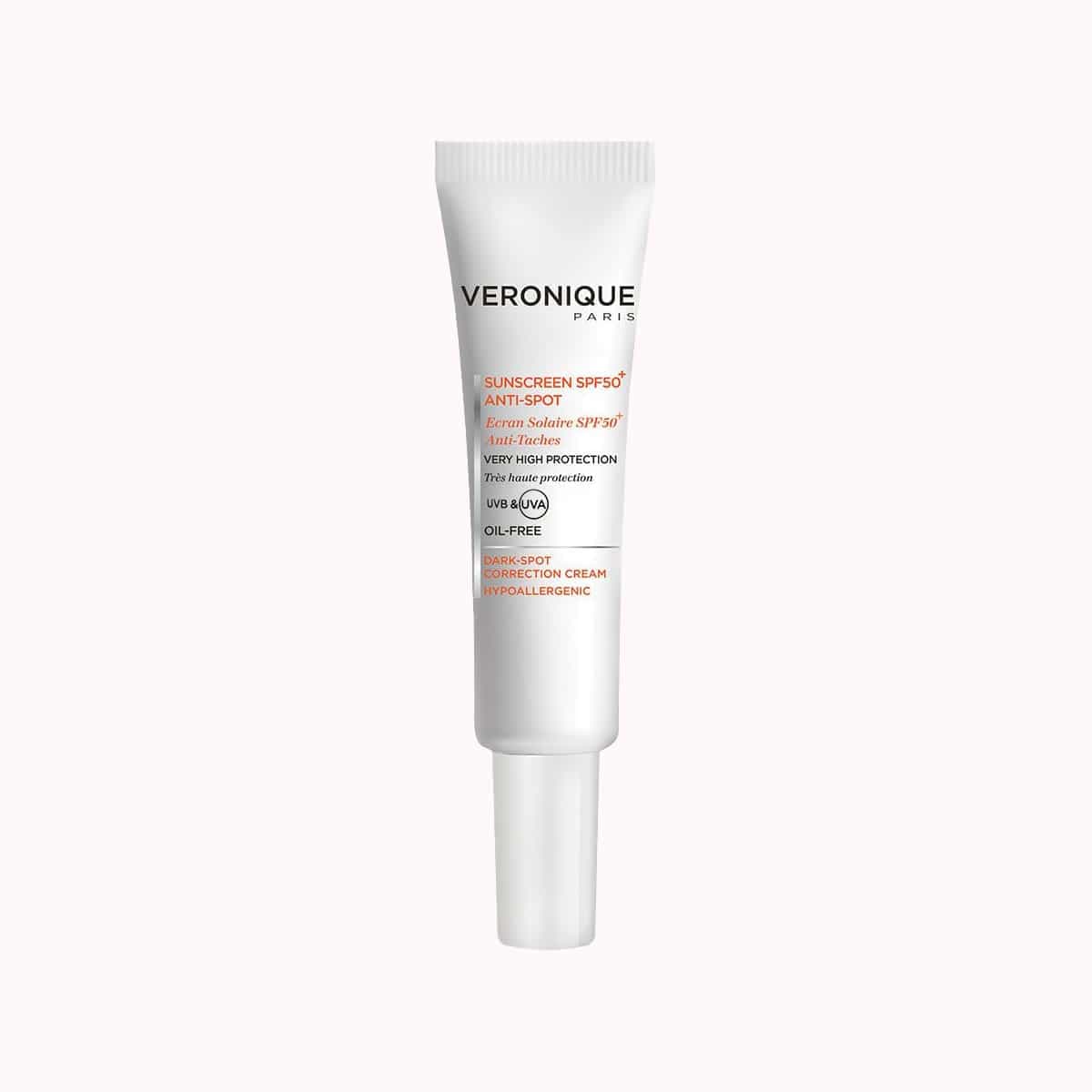 کرم ضد آفتاب ضد لک ورونیک SPF50 | روشن کننده قوی پوست