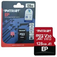 مموری 128 گیگ Patriot EP series V30 A1 C10 U3 4K+ADP