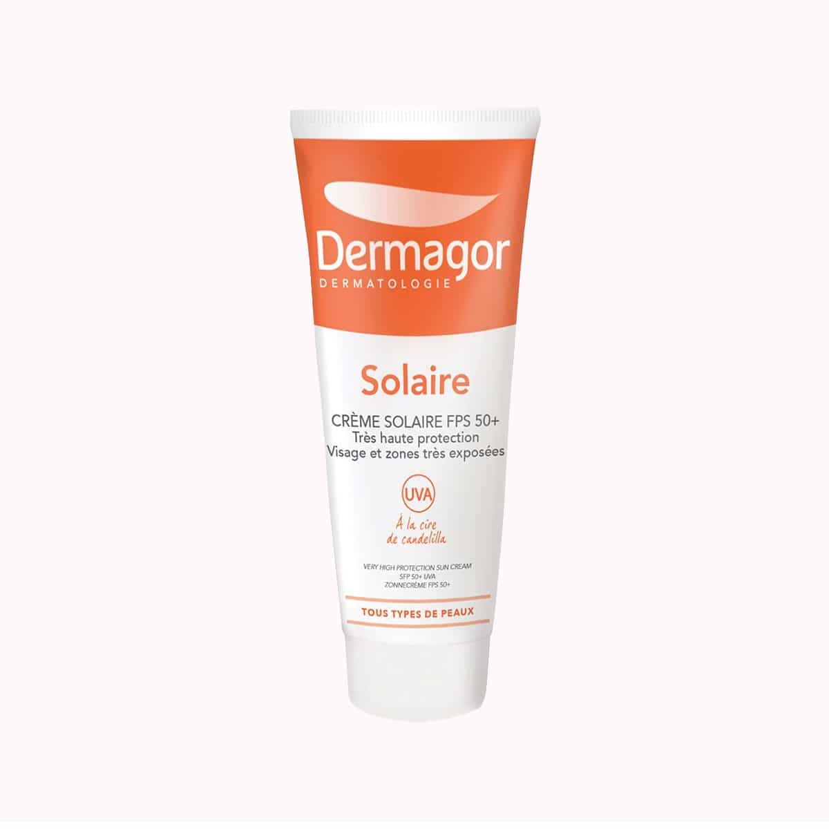 کرم ضد آفتاب بی رنگ درماگور SPF 50+ | سبک، فاقد چربی