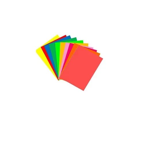 کاغذ پشت چسبدار سایز A4 رنگی(بسته 100عددی تک رنگ)