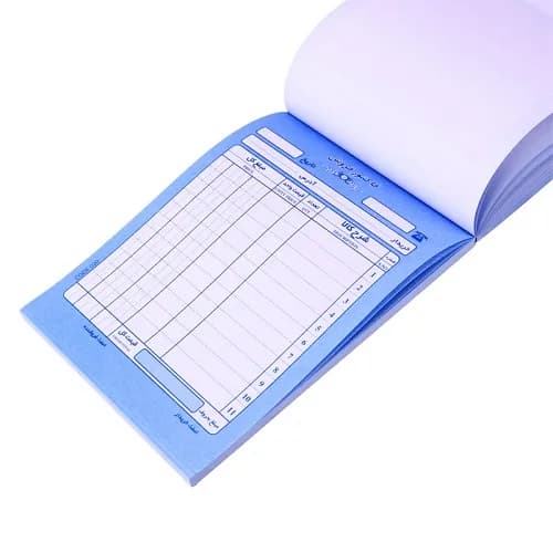 فاکتور فروش تک برگی Matin 150*115mm کوچک بدون شماره کد ۰۲۰ — تصویر ۳