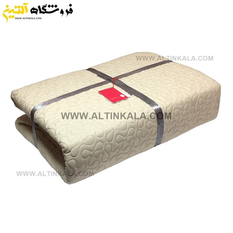 روتختی بهارخواب لومانا دونفره 4تکه رنگ کرم – گلبهی — تصویر ۲