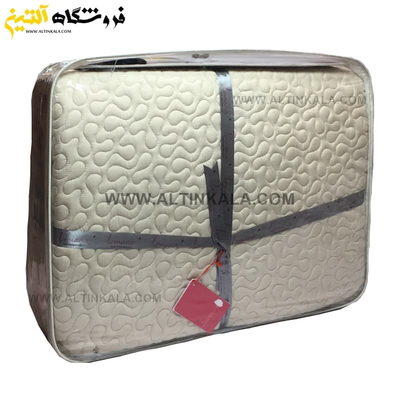 روتختی بهارخواب لومانا دونفره 4تکه رنگ کرم – گلبهی — تصویر ۵