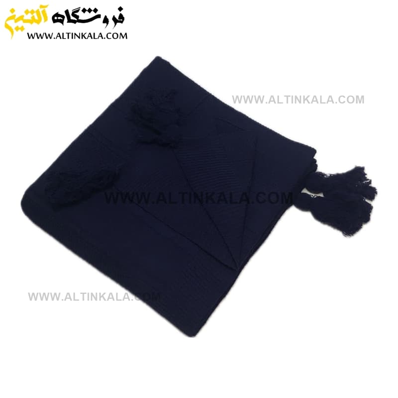 شال مبل بافت اعلاء سایز 200×150 رنگ سرمه ای