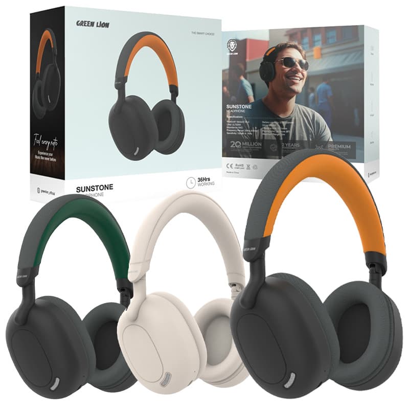 هدست بلوتوثی گرین لاین سان استون مدل Green Lion SunStone Headphone