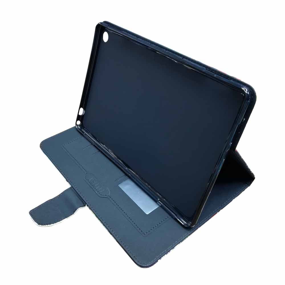 کیف کلاسوری طرح دختر کفشدوزکی 1 | تبلت هواوی MediaPad 10 (M5 Lite) — تصویر ۴