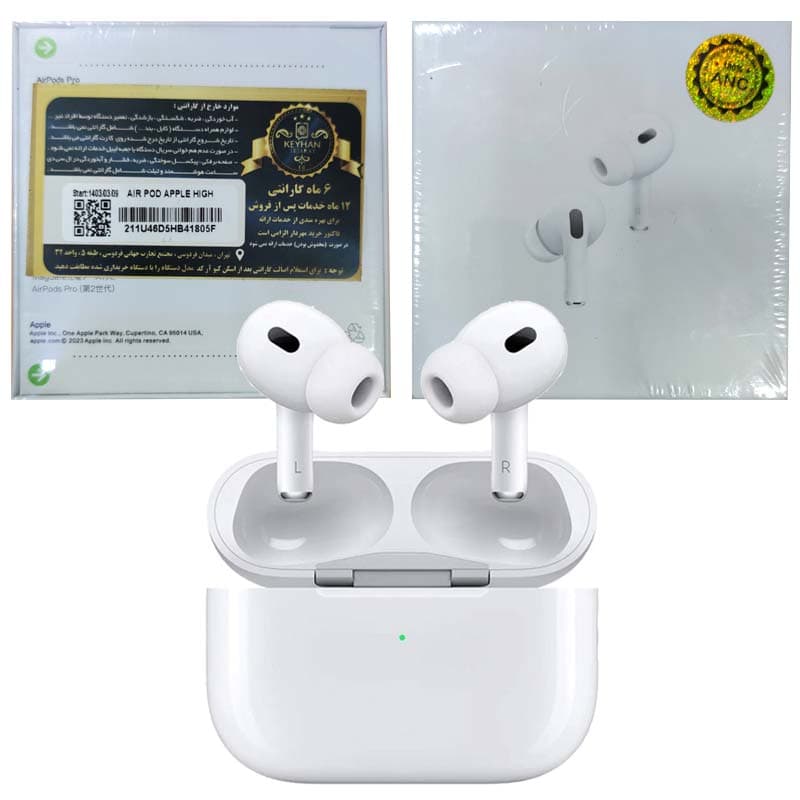 هدفون بلوتوث طرح اپل AirPods Pro2 ANC A2698 USA-گارانتی