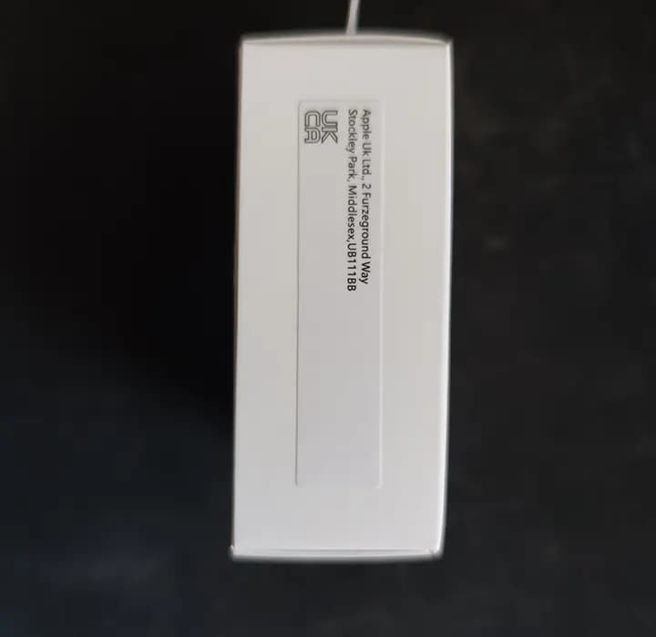 آداپتور شارژ آیفون 12 پین خروجی Type-c 20W mhjf3B/Aپک 2024 اپل استوری A2344 اورجینال-گارانتی — تصویر ۴
