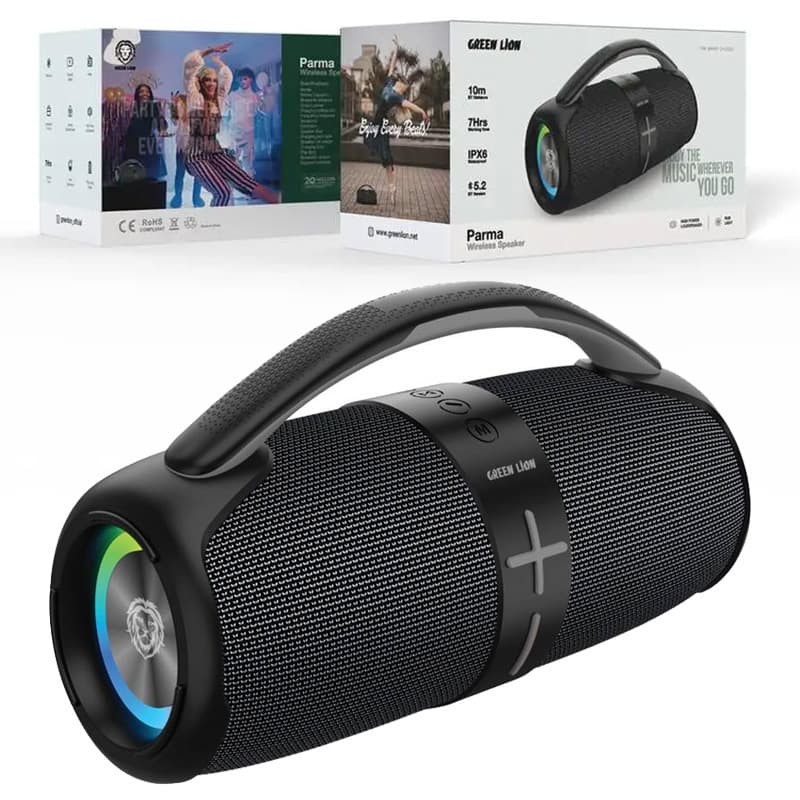 اسپیکر شارژی بلوتوث ، فلش ، مموری Green Lion parma wireless speaker