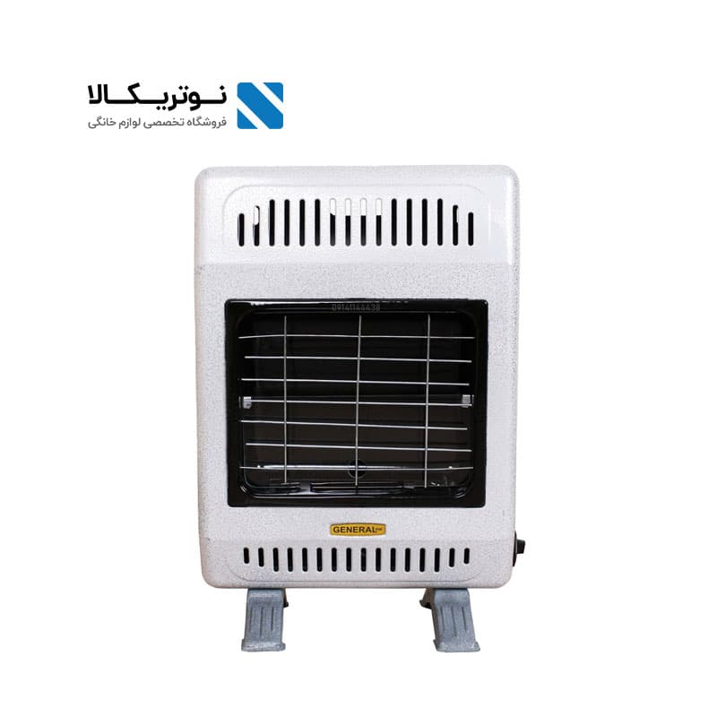 بخاری گازی جنرال افروز مدل F4200 بدون دودکش سفید