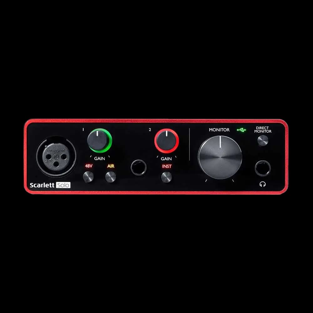 کارت صدا استودیویی Focusrite Scarlett Solo 3rd Gen