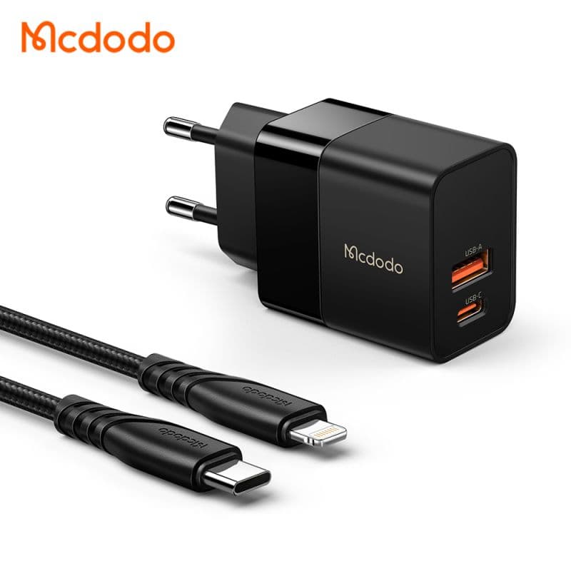 آداپتور مدل CH-1952 شارژ سریع Mcdodo 20W PD با کابل C-Lightning (با گارانتی شرکتی)
