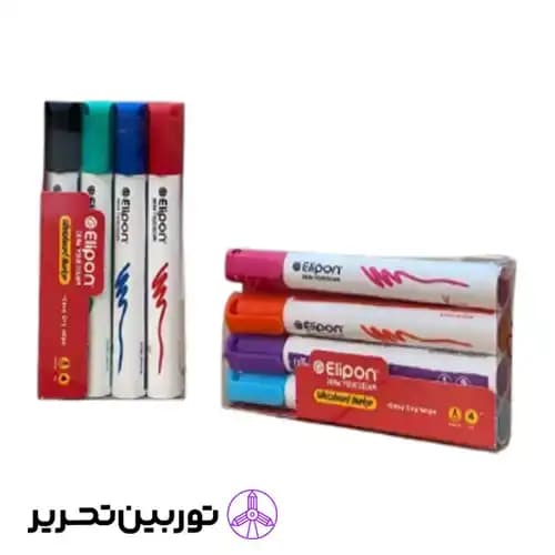 ماژیک وایت برد 4 عددی سر تخت الیپون