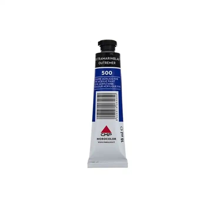 رنگ اکرولیک پریمو 18 میل مدل ultramarine 500 — تصویر ۲