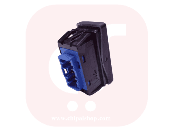 کلید شیشه بالابر AUTO سمت راننده(پژو 405،پرشیا،روآ) — تصویر ۲