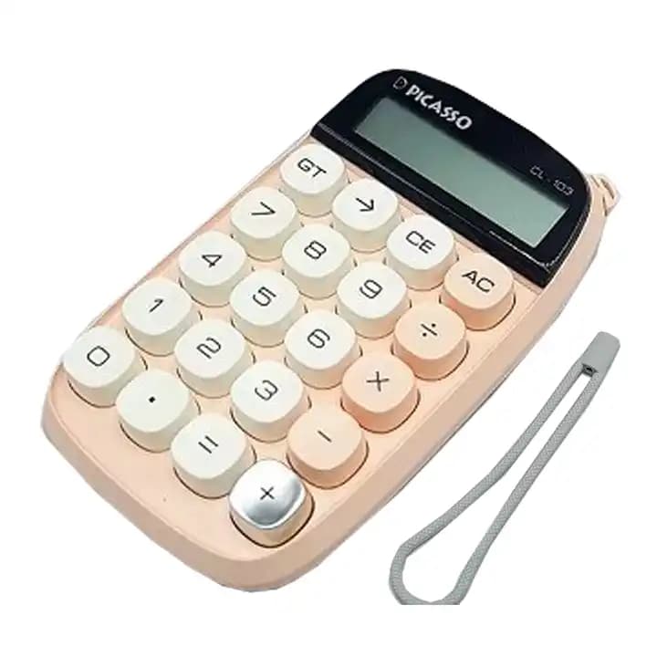 ماشین حساب پیکاسو کد cl-103 مسی