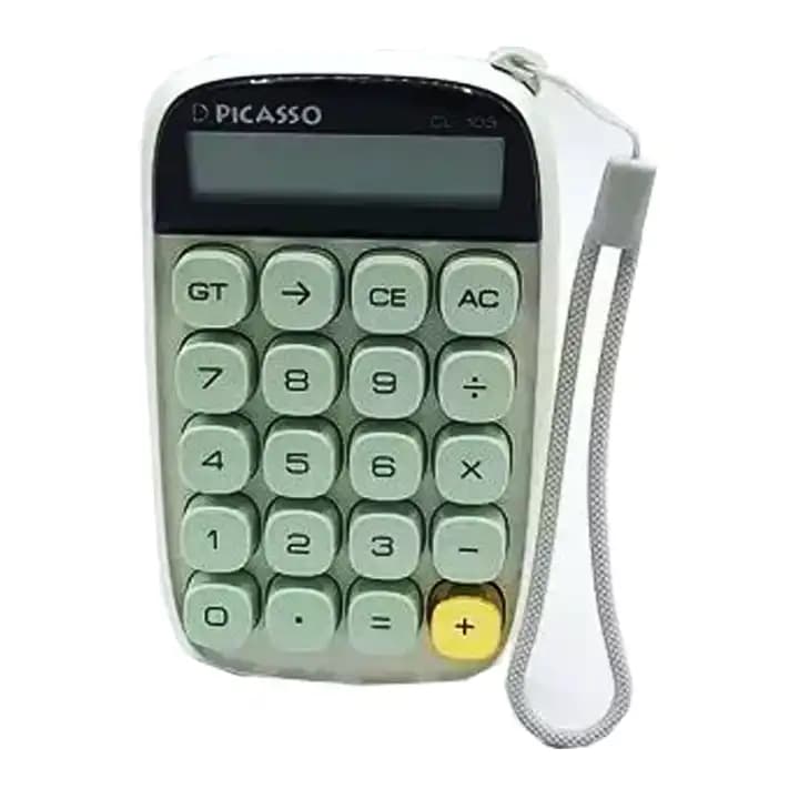 ماشین حساب پیکاسو کد cl-103 سبز پاستلی