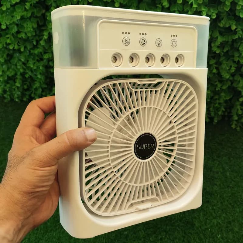 پنکه رومیزی مدل مه پاش 3in1 Air Cooler — تصویر ۲