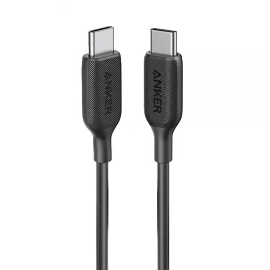 کابل شارژ USB-C به USB-C انکر مدل A8852H11 – طول ۰.۹ متر
