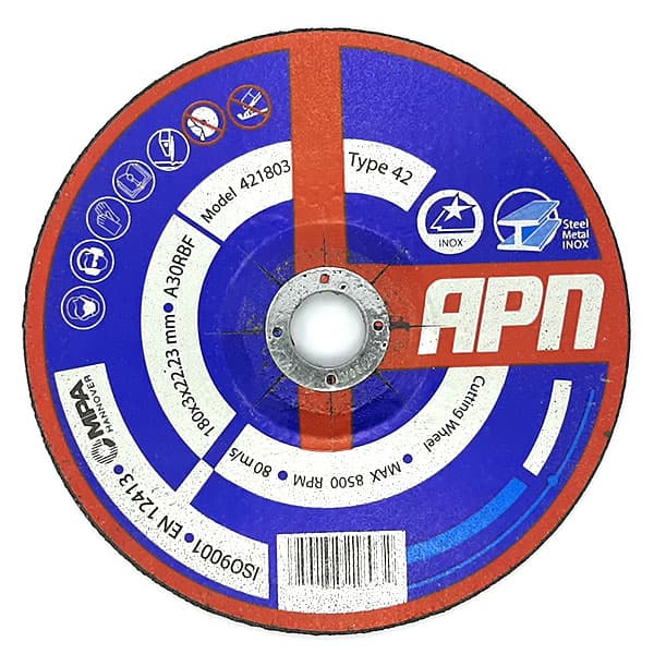 سنگ برش آهن 180 APN (بسته 25 عددی)