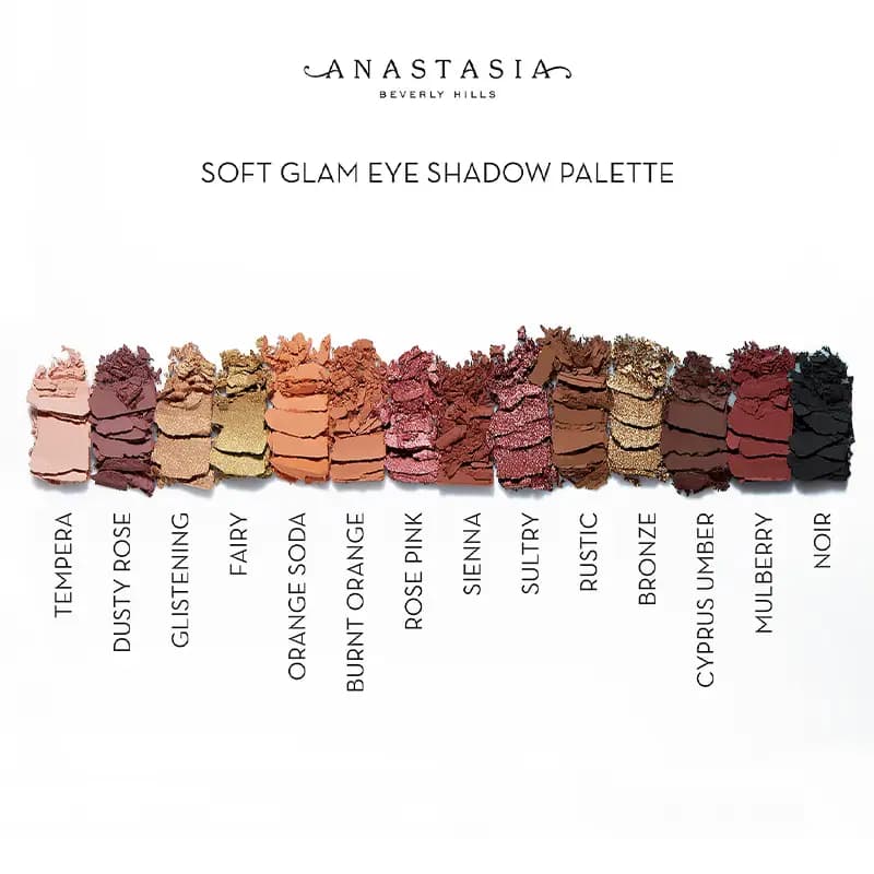 پالت سایه آناستازیا سافت گلم Anastasia — تصویر ۳