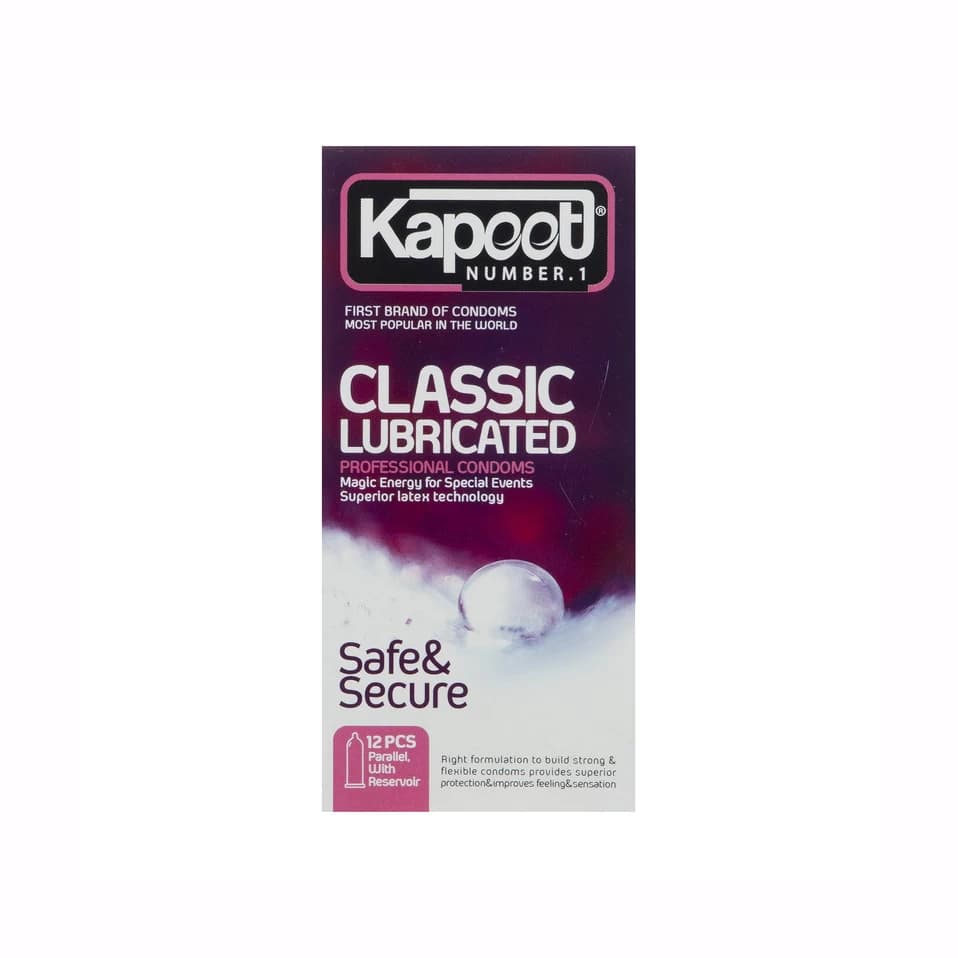 کاندوم مدل classic Lubricated کاپوت