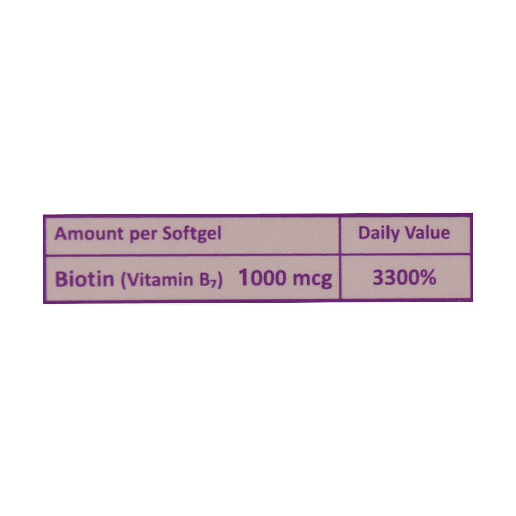 سافت ژل بیوتین 1000 میکروگرم سنتروویت 30 عدد — تصویر ۳