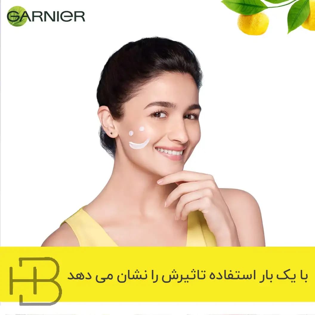 ماسک خواب روشن کننده ویتامین سی گارنیه Garnier — تصویر ۵