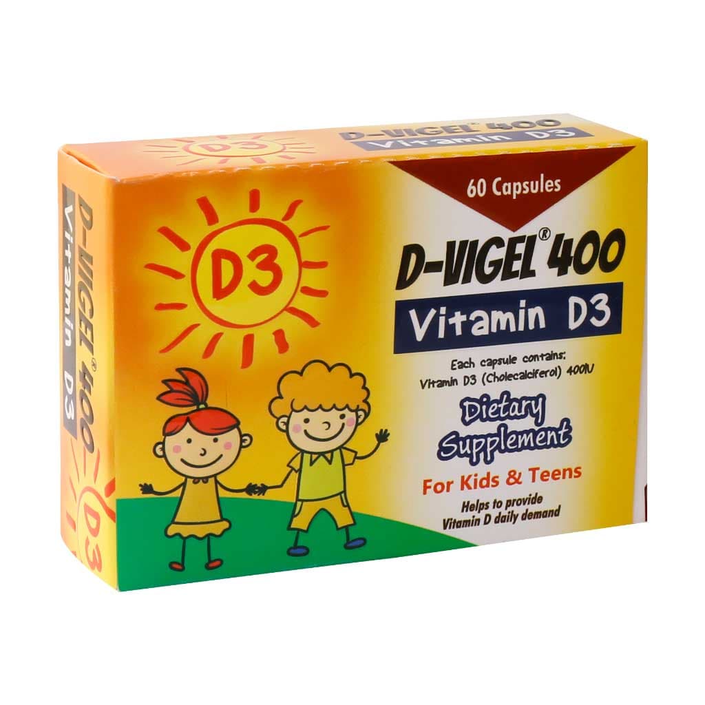 کپسول ویتامین D3 دی ویژل 400 واحد دانا 60 عدد