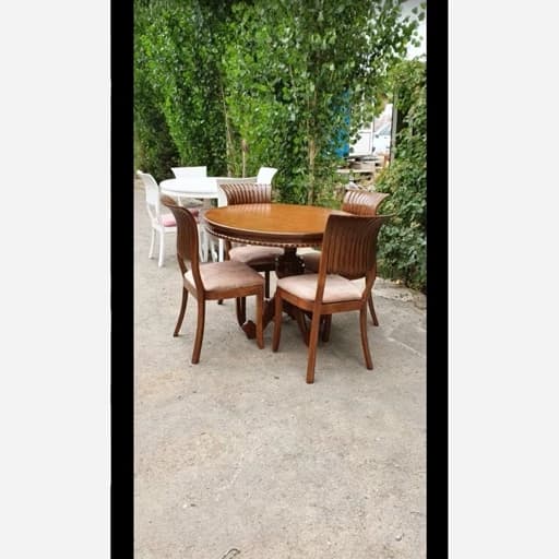 میز غذاخوری های چوبی 4 نفره مبلمان فرنا مدل 1112758