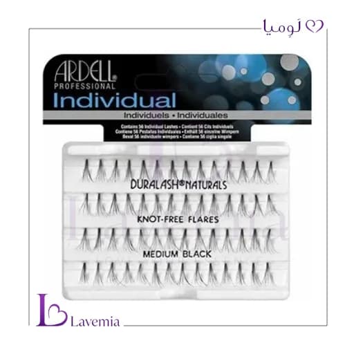 مژه بدون گره آردل آمریکایی مدل Individual سایز مدیوم 10 میلی متر | ARDELL