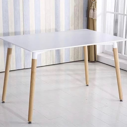 میز/غذاخوری/6 نفره به سایز/ 80 در 120/صفحه وکیوم ضد خش) مبلمان فرنا مدل 1112758
