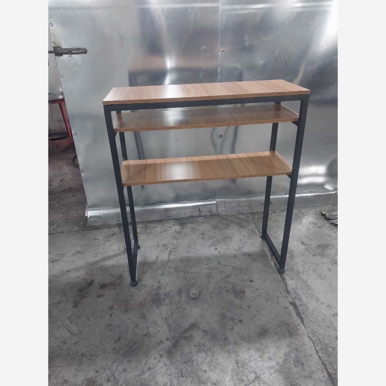 شلف استند کتابخانه چوبی فلزی کد 07 مبلمان فرنا مدل 1121025 — تصویر ۲