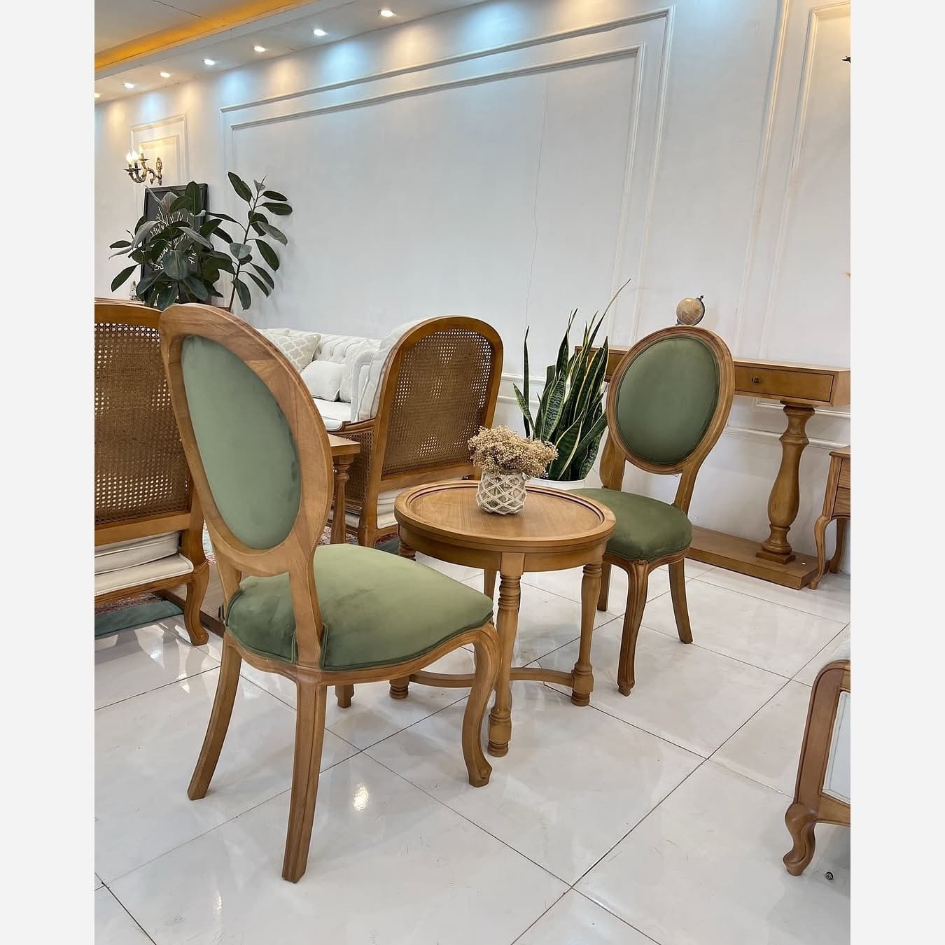 میز ناهار خوری مدل فرانسوی چوب راش6نفره مبلمان فرنا مدل 1112724 — تصویر ۲